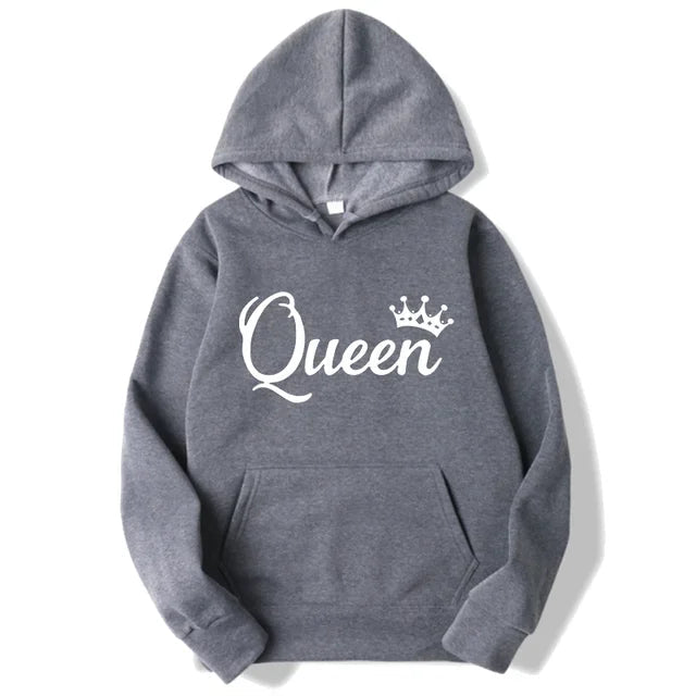 Duo de sweats capuche "King & Queen"