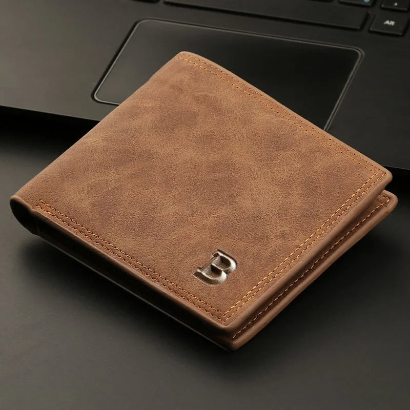 Portefeuille Homme Rétro en Cuir