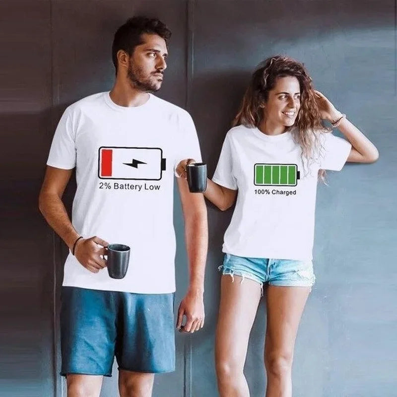 T-shirts assortis pour couple
