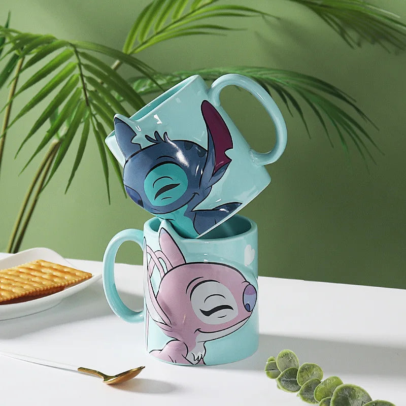 Tasses en Céramique 3D Disney Stitch & Angel
