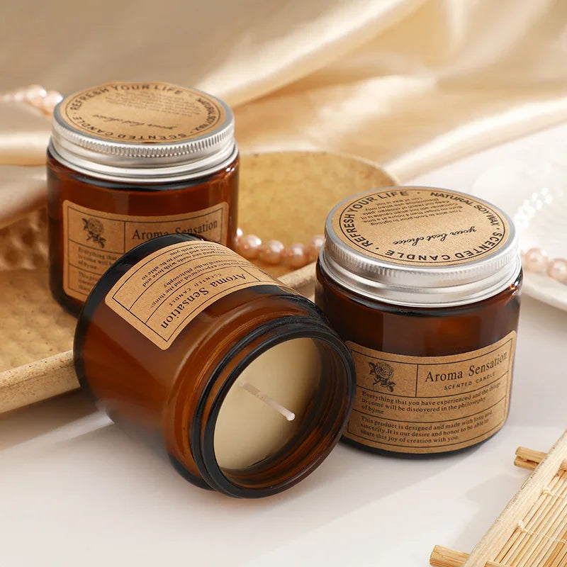 Bougie Parfumée en Cire de Soja