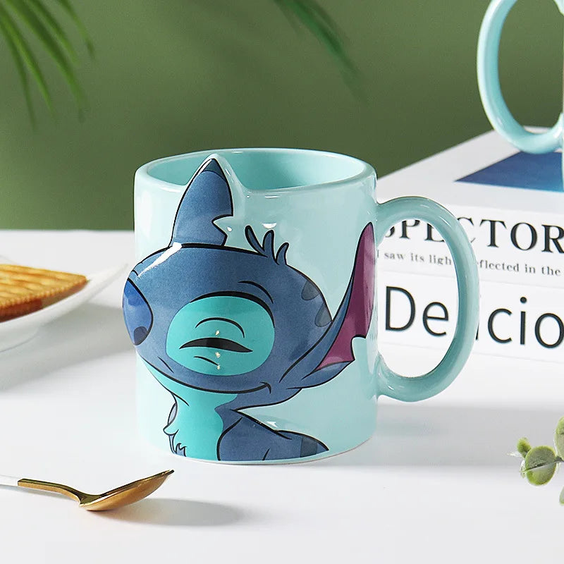 Tasses en Céramique 3D Disney Stitch & Angel