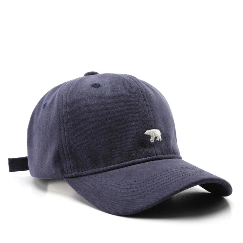 Casquette de Baseball en Coton Brodé