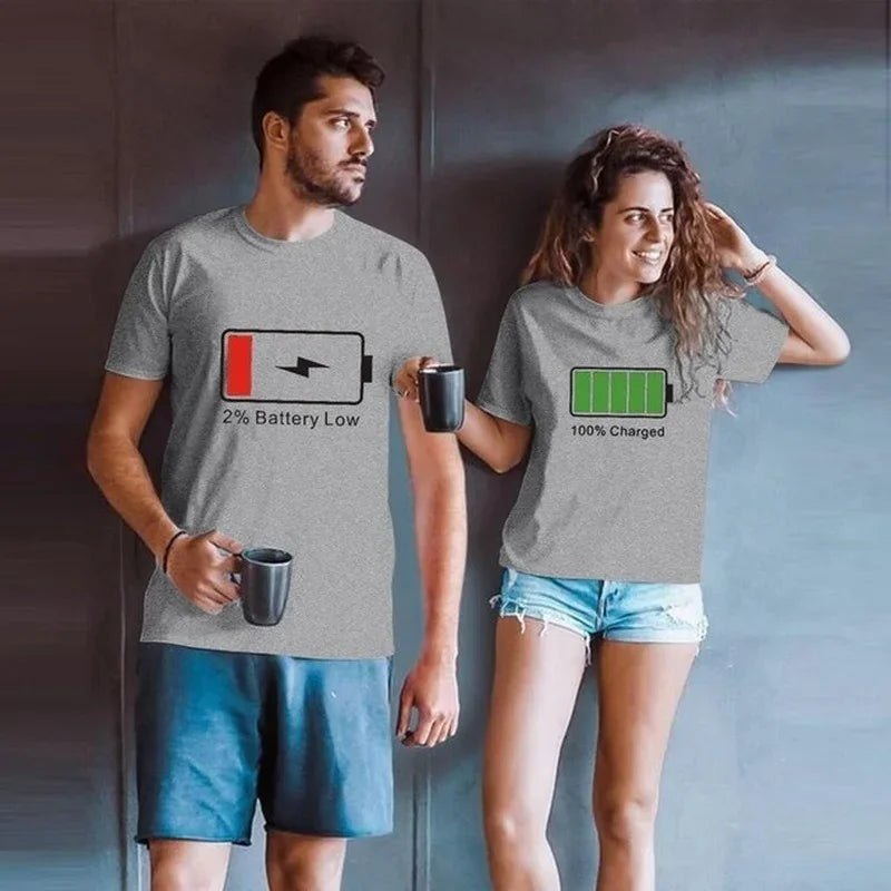 T-shirts assortis pour couple