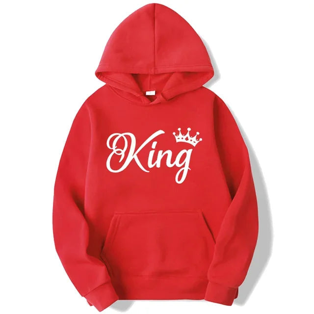 Duo de sweats capuche "King & Queen"