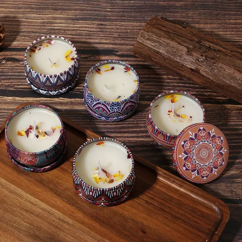 Bougies d'Aromathérapie en Cire de Soja