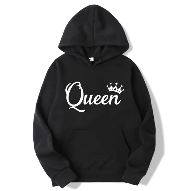 Duo de sweats capuche "King & Queen"