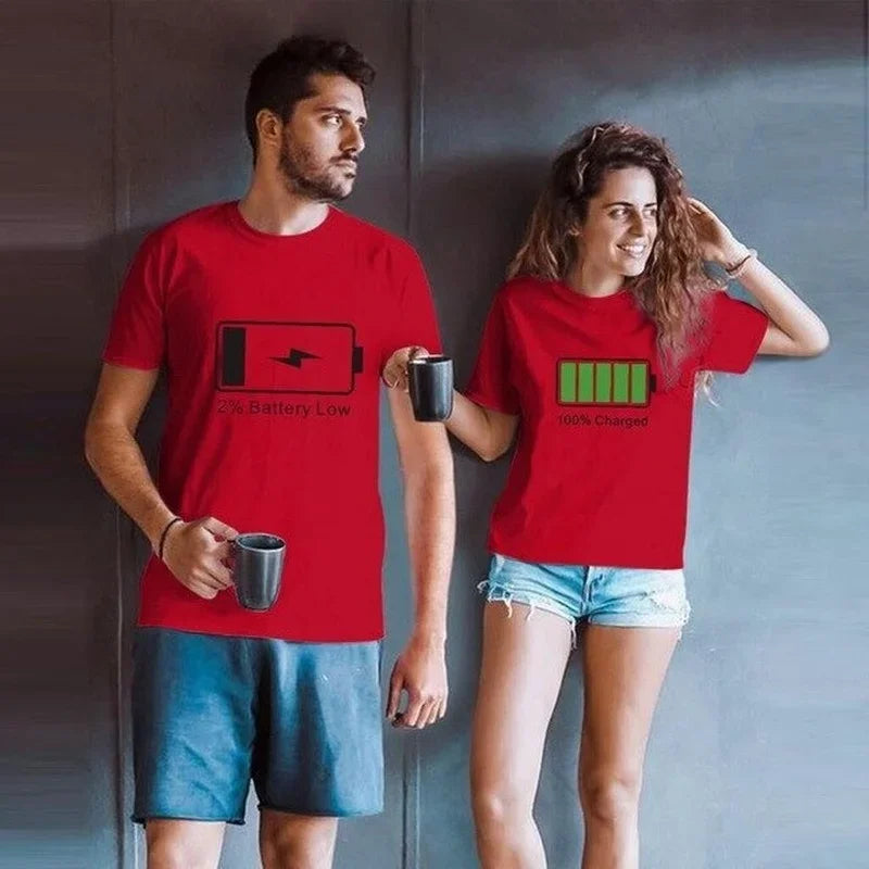 T-shirts assortis pour couple