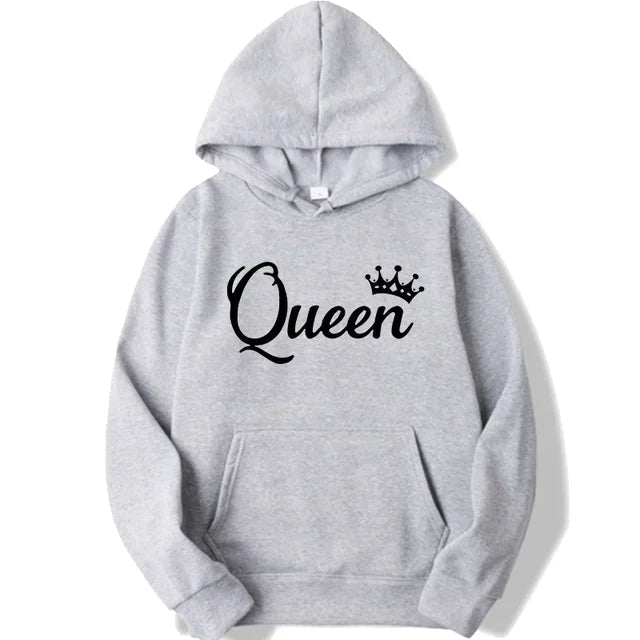 Duo de sweats capuche "King & Queen"
