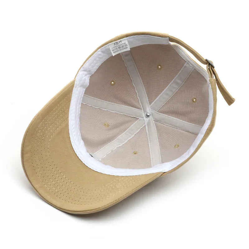 Casquette de Baseball en Coton Brodé