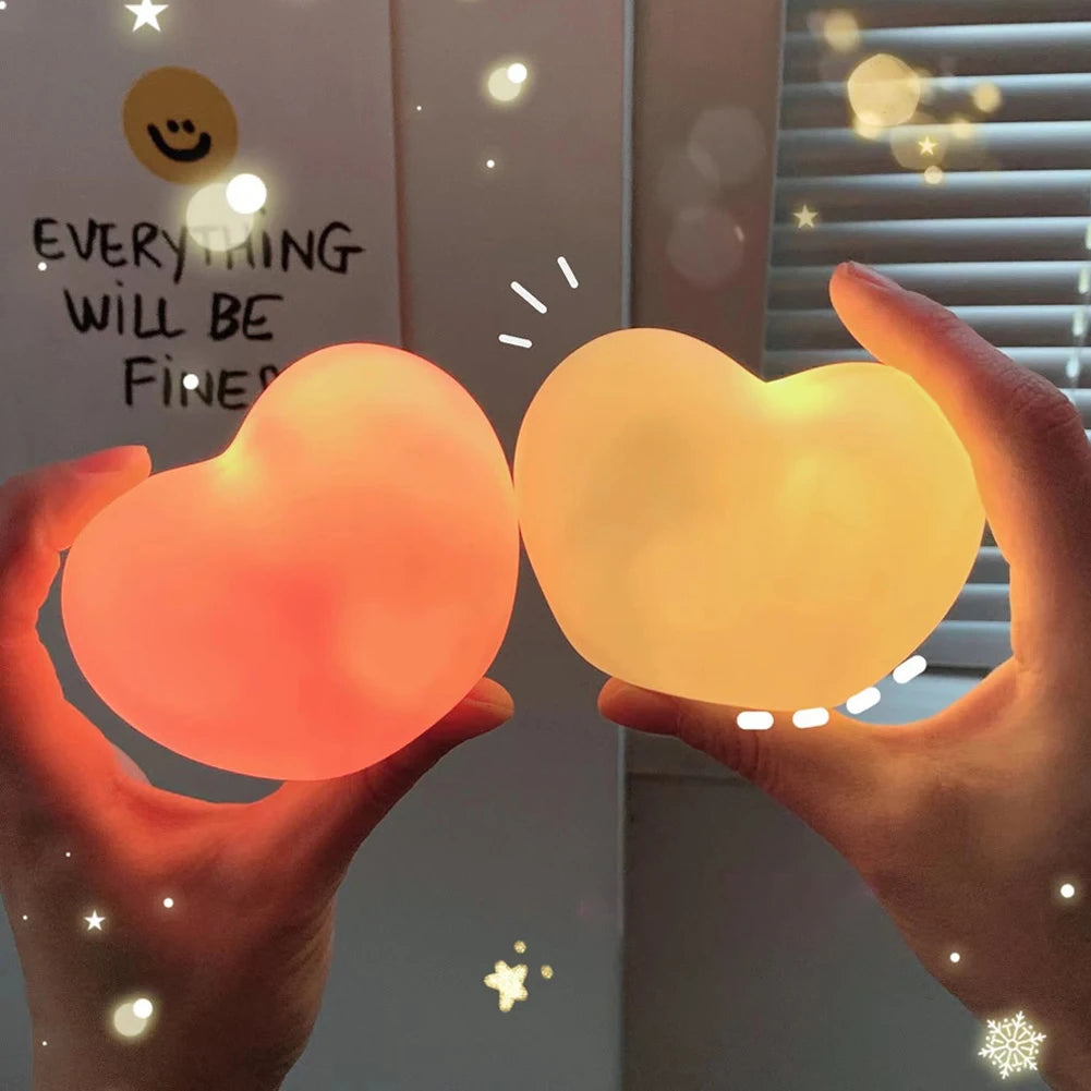 Veilleuse LED coeur