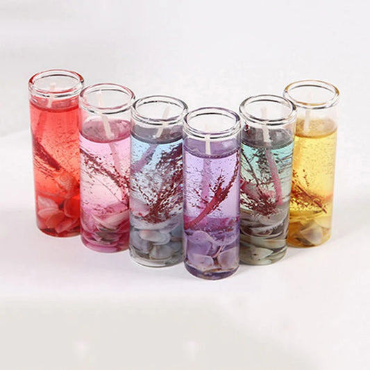 Bougies Parfumées en Gelée avec Coquillages