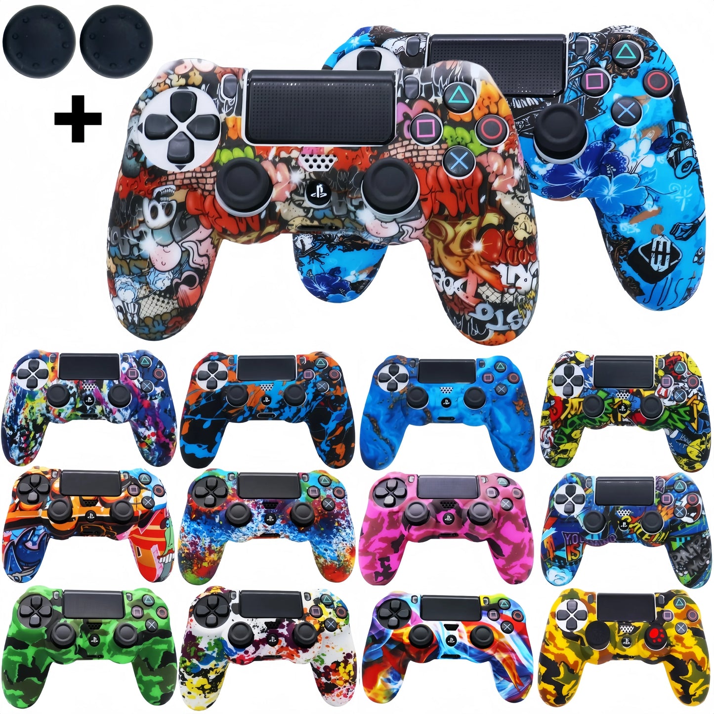 Coque de Protection en Silicone pour Manette PS4