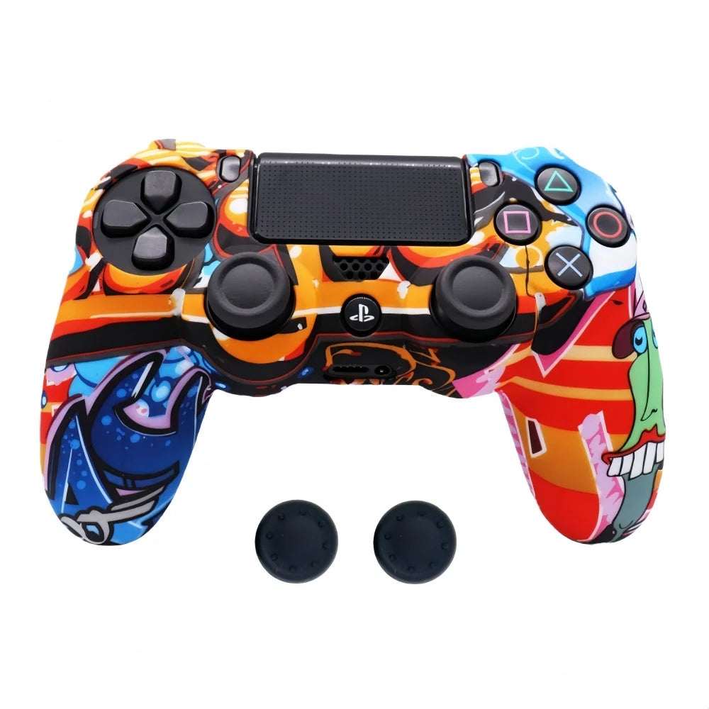 Coque de Protection en Silicone pour Manette PS4